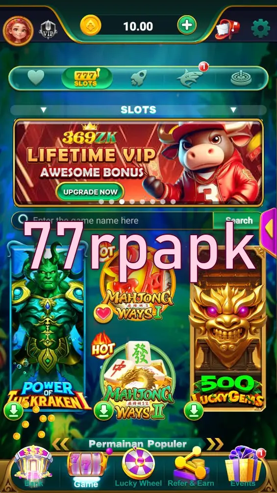 77rpapk Tangkapan Layar Resmi APK